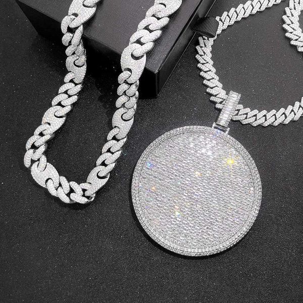 factory price custom blank circle vvs moissanite pendant 925 sterling silver rapper iced out necklace hip hop men women jewelry
factory price custom blank circle vvs moissanite pendant 925 sterling silver rapper iced out necklace hip hop men women jewelry