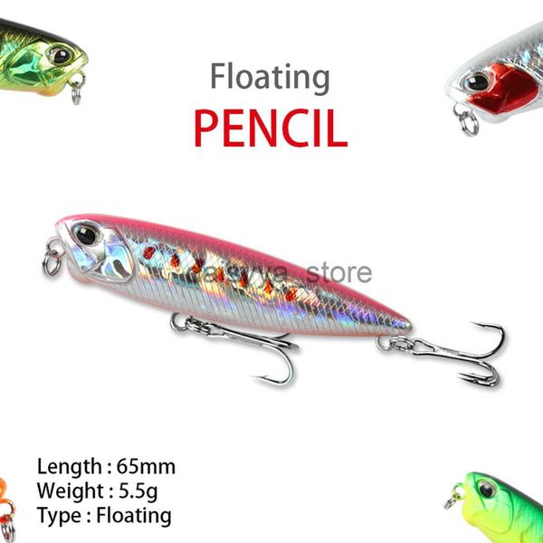 baits lures 6.5cm 5.5g fishing lure pencil wobbler lure shallow floating realispencil65 jerkbait zigzag swimbait artificial bait bass bait x
baits lures 6.5cm 5.5g fishing lure pencil wobbler lure shallow floating realispencil65 jerkbait zigzag swimbait artificial bait bass bait x