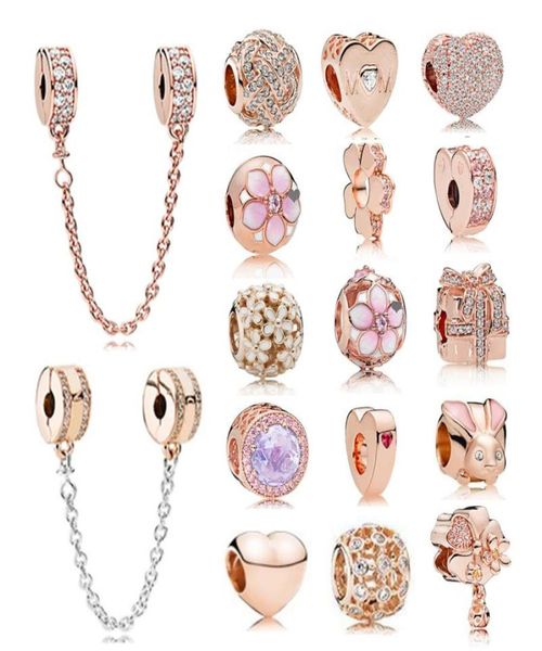 new 100% 925 sterling silver 1:1 authentic charm rose gold daisies heart-shaped rabbit beaded safety clip safety chain7166764, Black
new 100% 925 sterling silver 1:1 authentic charm rose gold daisies heart-shaped rabbit beaded safety clip safety chain7166764, Black