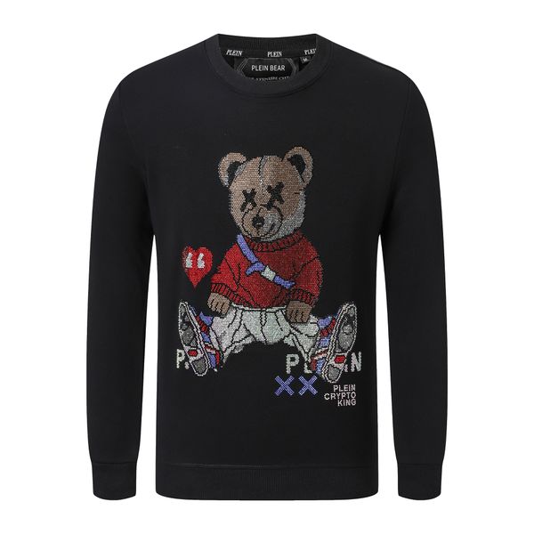 plein bear brand men's hoodies & sweatshirts warm thick sweatshirt hip-hop loose characteristic personality pp skull pullover rhineston, Black
plein bear brand men's hoodies & sweatshirts warm thick sweatshirt hip-hop loose characteristic personality pp skull pullover rhineston, Black