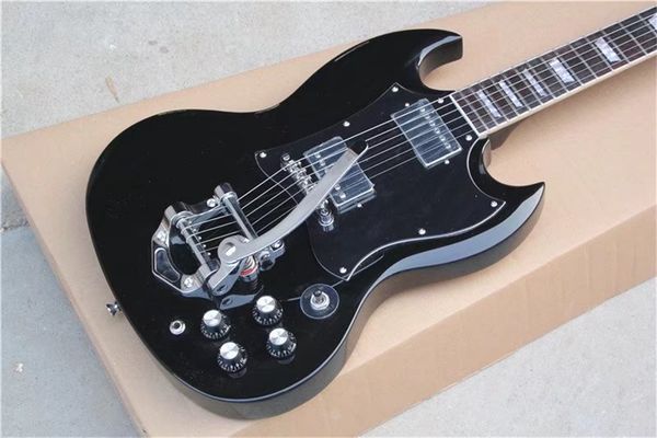 custom small rocker sg black electric guitar mahogany body rosewood fingerboard chrome hardware
custom small rocker sg black electric guitar mahogany body rosewood fingerboard chrome hardware