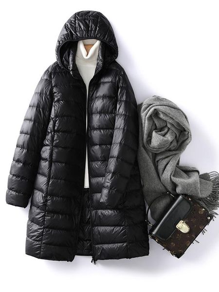 pants 90% ultralight long down jacket women 2022 autumn winter slim hat detachable warm white duck down coat women portable outerwear, Black
pants 90% ultralight long down jacket women 2022 autumn winter slim hat detachable warm white duck down coat women portable outerwear, Black