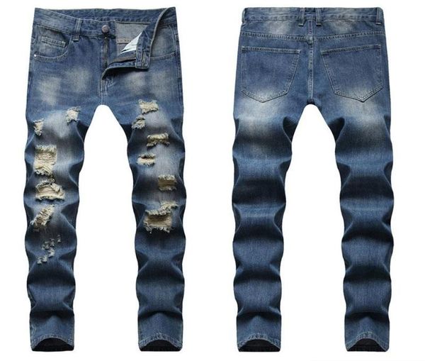 men ripped slim fit jeans hole destroyed skinny straight leg washed frayed motocycle denim pants stretch biker men039s distress5769354, Blue
men ripped slim fit jeans hole destroyed skinny straight leg washed frayed motocycle denim pants stretch biker men039s distress5769354, Blue