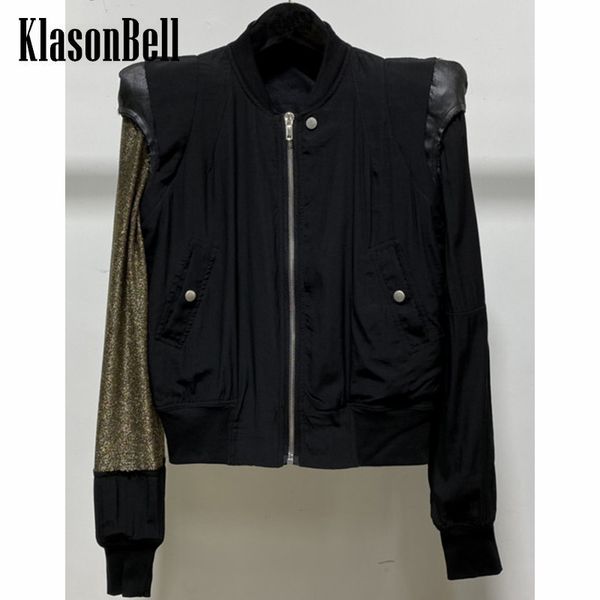 womens jackets 718 klasonbell women fashion long sleeve patchwork shoulder pads short zipper jacket 230726, Black;brown
womens jackets 718 klasonbell women fashion long sleeve patchwork shoulder pads short zipper jacket 230726, Black;brown