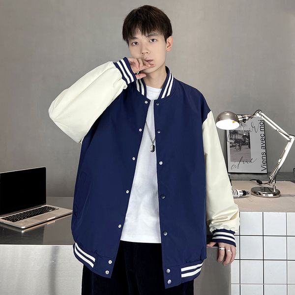 mens jackets spring and autumn american vintage baseball uniform jacket loose patchwork solid bomber coats streetwear windbreak 230725, Black;brown
mens jackets spring and autumn american vintage baseball uniform jacket loose patchwork solid bomber coats streetwear windbreak 230725, Black;brown