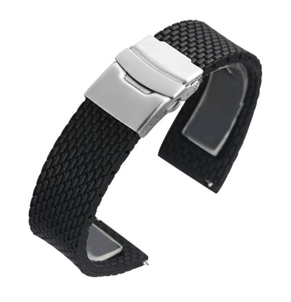 black 18mm20mm22mm24mm rubber watch band waterproof diver replacement wristband silicone bracelet strap spring bars steel buckl4062015, Black;brown
black 18mm20mm22mm24mm rubber watch band waterproof diver replacement wristband silicone bracelet strap spring bars steel buckl4062015, Black;brown