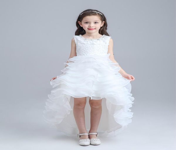 white princess lace children flower girl dresses for weddings high low beaded kid girls party pageant dress with long train for li9969700, White;blue
white princess lace children flower girl dresses for weddings high low beaded kid girls party pageant dress with long train for li9969700, White;blue
