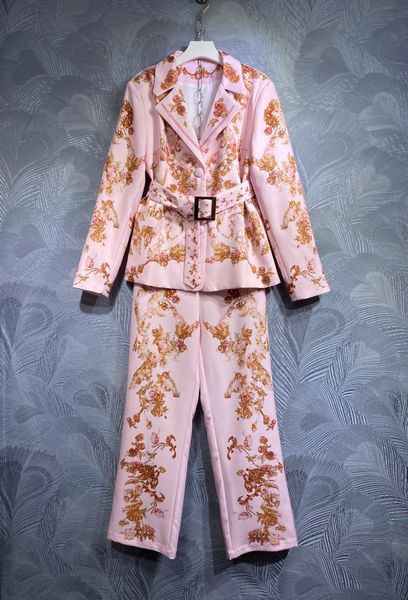 women's two piece 2023 autumn/winter new polo neck slim fit print small casual long sleeve coat with long pants set, White
women's two piece 2023 autumn/winter new polo neck slim fit print small casual long sleeve coat with long pants set, White