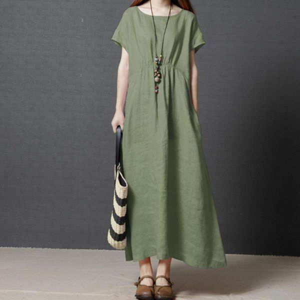 item title cotton and linen dress style colors autumn temperament medium length slim looking womens, Black;gray
item title cotton and linen dress style colors autumn temperament medium length slim looking womens, Black;gray
