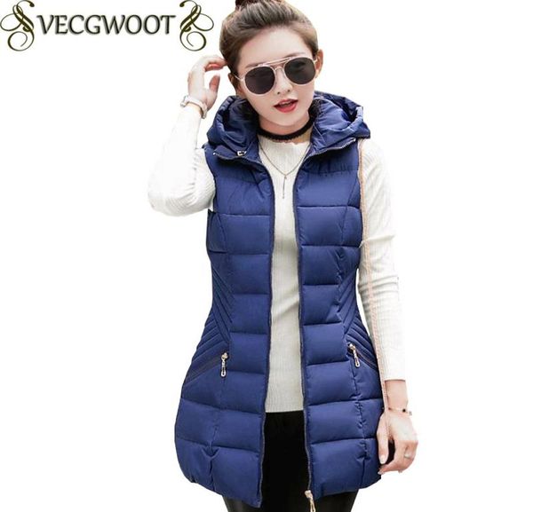 2017 autumn and winter long vest women new slim large size hooded jacket women vest fashion solid color coon clothes x6441887879, Black;white
2017 autumn and winter long vest women new slim large size hooded jacket women vest fashion solid color coon clothes x6441887879, Black;white