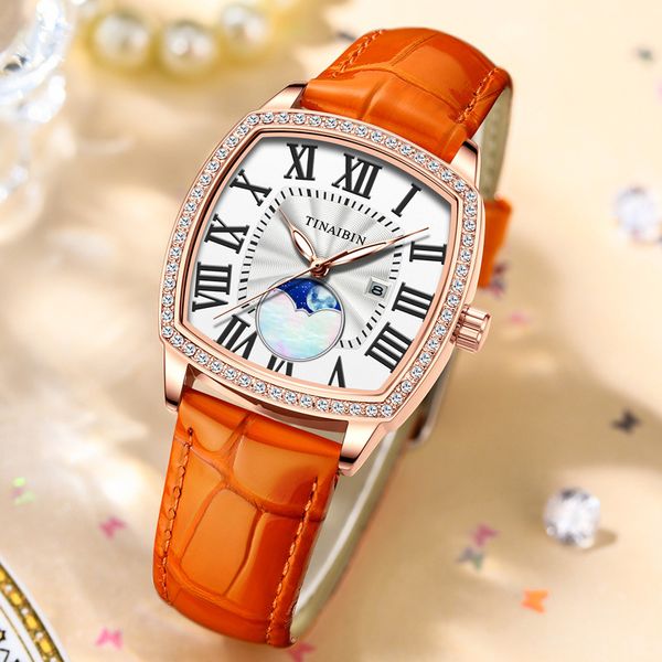 light luxury niche women's watch students simple temperament high-grade red belt glow-in-the-dark waterproof quartz watch women, Slivery;golden
light luxury niche women's watch students simple temperament high-grade red belt glow-in-the-dark waterproof quartz watch women, Slivery;golden