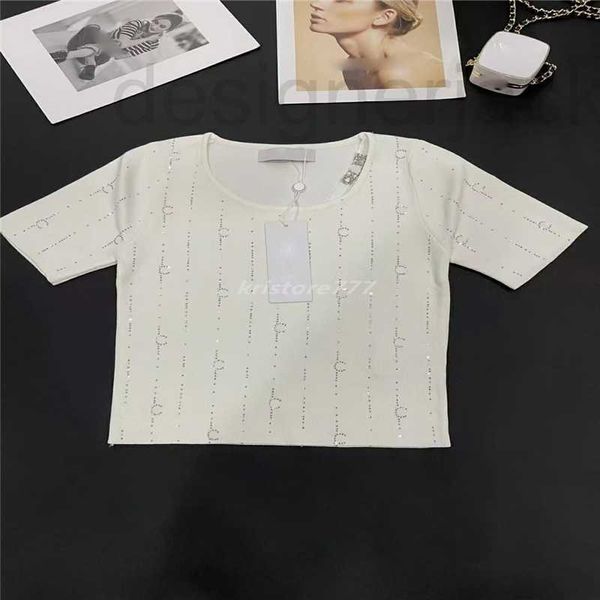 women's t-shirt summer knit tee designer with letter print milan runway cotton crew neck crop t-shirt clothing high end pullovers swea, White
women's t-shirt summer knit tee designer with letter print milan runway cotton crew neck crop t-shirt clothing high end pullovers swea, White
