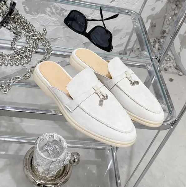 for womens loro piana casual slippers classic sandals loafers shoes flat slides slipper designers high elastic beef tendon bottom size 36-46, Black
for womens loro piana casual slippers classic sandals loafers shoes flat slides slipper designers high elastic beef tendon bottom size 36-46, Black