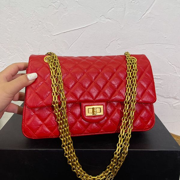 2.55 women designer double flap bag aged gold/silver metal hardware chain real leather medium quilted tote crossbody shoulder handbag luxury
2.55 women designer double flap bag aged gold/silver metal hardware chain real leather medium quilted tote crossbody shoulder handbag luxury