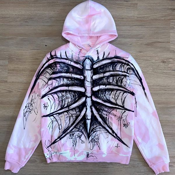 men's hoodies sweatshirts skull print oversized hoodie men punk sport loose coat harajuku pink gothic streetwear long sleeve fashion sw, Black
men's hoodies sweatshirts skull print oversized hoodie men punk sport loose coat harajuku pink gothic streetwear long sleeve fashion sw, Black