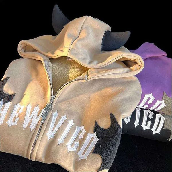 men's hoodies sweatshirts hip hop dark bat wing devil horn gothic zip up hoodie jacket men women oversized sweatshirt kawaii clothes 25, Black
men's hoodies sweatshirts hip hop dark bat wing devil horn gothic zip up hoodie jacket men women oversized sweatshirt kawaii clothes 25, Black