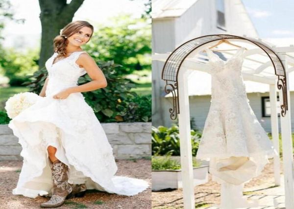 rustic cowgirl boots lace wedding dresses boho country bridal dresses applique wedding gowns vneck bohemian wedding gowns custom 6942154, White
rustic cowgirl boots lace wedding dresses boho country bridal dresses applique wedding gowns vneck bohemian wedding gowns custom 6942154, White