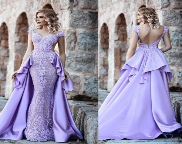 dubai cap sleeve mermaid evening dresses glamorous lavender prom dress with overskirt beads lace applique zipper backless party go4787242, Black
dubai cap sleeve mermaid evening dresses glamorous lavender prom dress with overskirt beads lace applique zipper backless party go4787242, Black