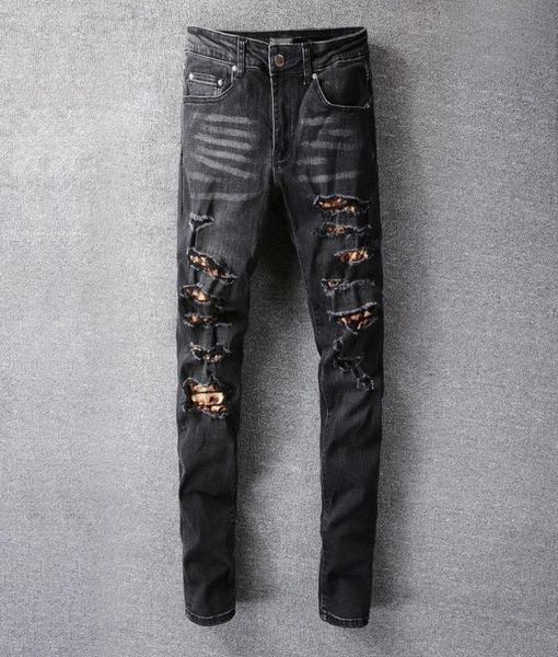 casual fashion brand mens jeans amr black trousers streetwear striped patch hole jean for men stretch slim feet pencil pants9215278, Blue
casual fashion brand mens jeans amr black trousers streetwear striped patch hole jean for men stretch slim feet pencil pants9215278, Blue