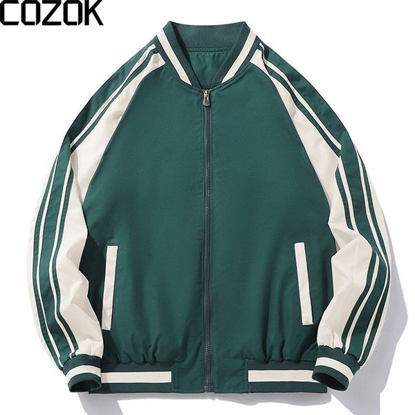 mens jackets korean windbreaker jacket patchwork stripe zipper streetwear harajuku varsity autumn cotton coat baseball clothing 230726, Black;brown
mens jackets korean windbreaker jacket patchwork stripe zipper streetwear harajuku varsity autumn cotton coat baseball clothing 230726, Black;brown
