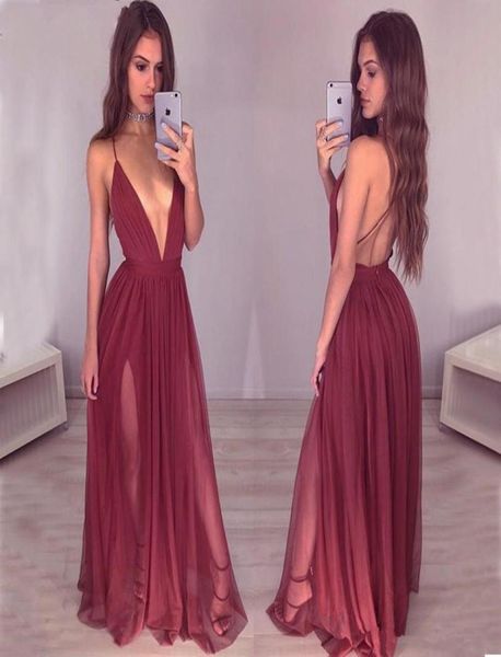 dee v neck backless burgundy prom dresses 2019 spaghetti straps wine red split long evening gowns special occasion dres2803432, Black
dee v neck backless burgundy prom dresses 2019 spaghetti straps wine red split long evening gowns special occasion dres2803432, Black