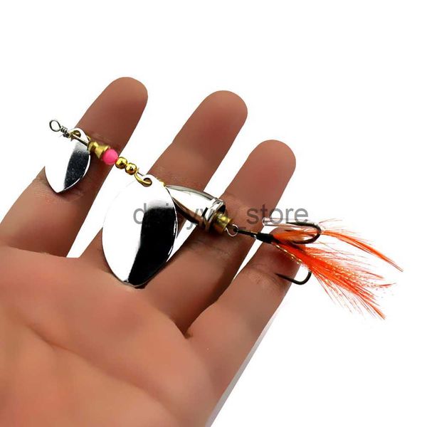 baits lures 9.3cm double sequin metal spoon lure 16.3g spinner fishing lure bass baits feather hook x0726
baits lures 9.3cm double sequin metal spoon lure 16.3g spinner fishing lure bass baits feather hook x0726
