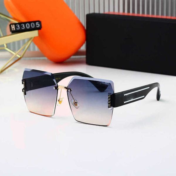 h letter fashion street shoot premium women's frameless trimmed sunglasses ch3a rlys, White;black
h letter fashion street shoot premium women's frameless trimmed sunglasses ch3a rlys, White;black