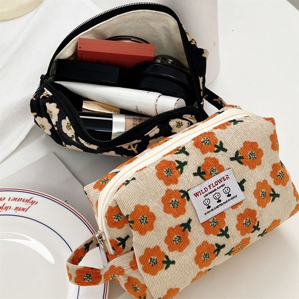 cosmetic bags cases women corduroy plaid flowers lipsticks bag korean student pencil case travel makeup brushes neceser organizer 230725
cosmetic bags cases women corduroy plaid flowers lipsticks bag korean student pencil case travel makeup brushes neceser organizer 230725