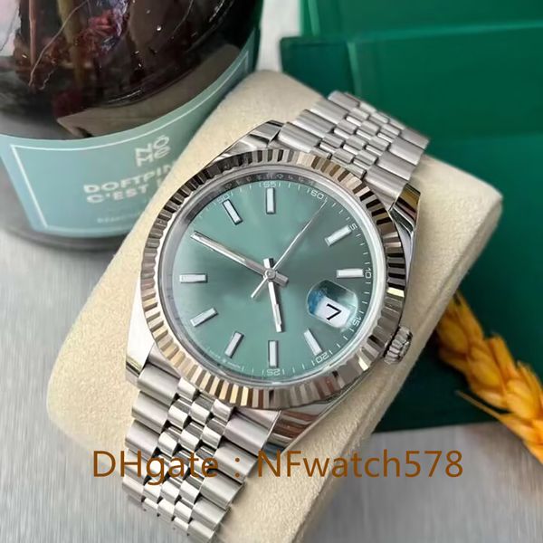 luxury men watch 2813 automatic watches datejust 41mm 126334 oyster steel wimbledon dial oyster bracelet, Slivery;brown
luxury men watch 2813 automatic watches datejust 41mm 126334 oyster steel wimbledon dial oyster bracelet, Slivery;brown