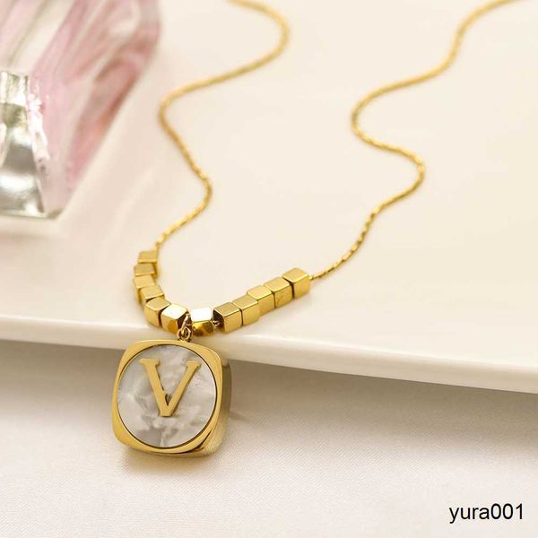 fashion women luxury designer necklace choker pendant chain 18k gold plated stainless steel letter necklaces wedding jewelry accessories 2co, Silver
fashion women luxury designer necklace choker pendant chain 18k gold plated stainless steel letter necklaces wedding jewelry accessories 2co, Silver