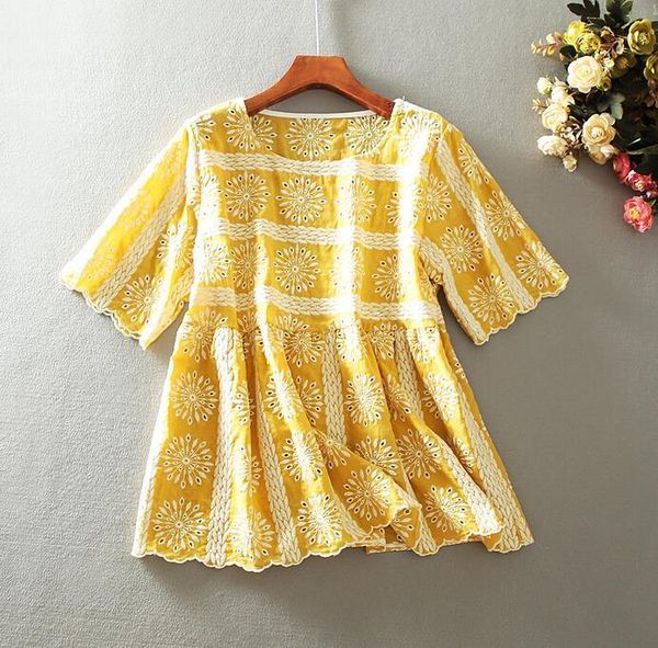 womens blouses shirts spring summer vintage embroidery hollow out cotton shirt female casual loose chic blouse tb068 230726, White
womens blouses shirts spring summer vintage embroidery hollow out cotton shirt female casual loose chic blouse tb068 230726, White