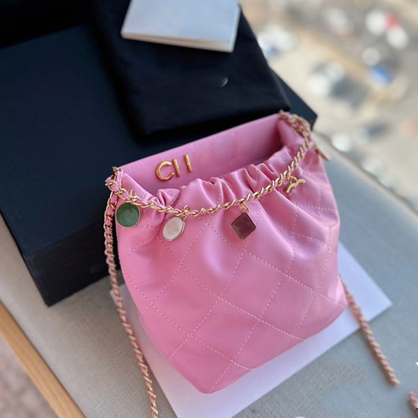 fashion womens shoulder bag 22 garbage bag handbag leather diamond hardware metal buckle beautiful small pendant shopping bags travel bags 1
fashion womens shoulder bag 22 garbage bag handbag leather diamond hardware metal buckle beautiful small pendant shopping bags travel bags 1