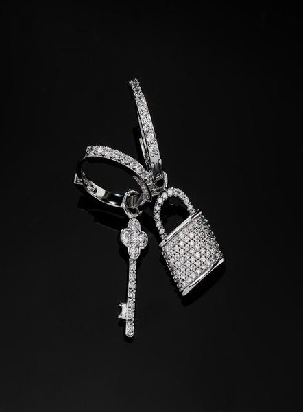 2022 new fashion lock and key drop couple earrings for women bling white cz zircon stone dangle earring studs iced micro pave cubi1756765, Silver
2022 new fashion lock and key drop couple earrings for women bling white cz zircon stone dangle earring studs iced micro pave cubi1756765, Silver