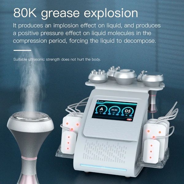 6 in 1 cavitation slimming machine 80k ultrasonic vacuum radio frequency weight loss beauty equipment home use
6 in 1 cavitation slimming machine 80k ultrasonic vacuum radio frequency weight loss beauty equipment home use