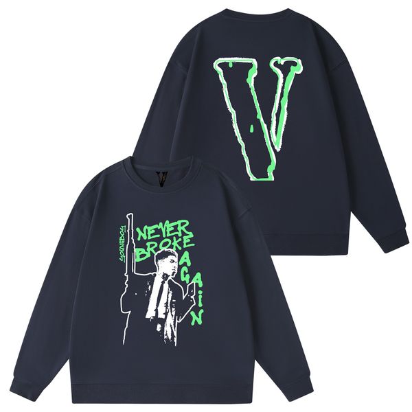 new vlone hoodie fashion brand round neck long sleeve big v personality stamping printing pattern sweater underlay american fashion hip-hop, Black
new vlone hoodie fashion brand round neck long sleeve big v personality stamping printing pattern sweater underlay american fashion hip-hop, Black