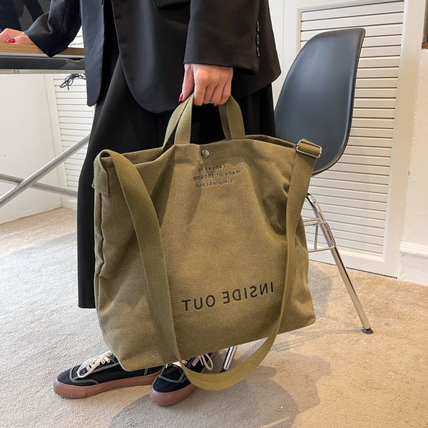 evening bags large capacity handbag canvas shoulder bag fashion big tote casual design woman's khakigreencoffeegray color 230725
evening bags large capacity handbag canvas shoulder bag fashion big tote casual design woman's khakigreencoffeegray color 230725