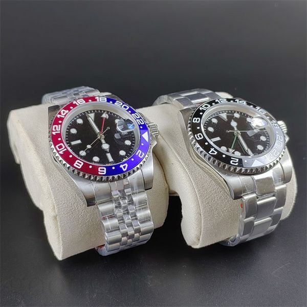 high end watch women man designer watch gmt red blue bezel sapphire 41mm montre valentine s day gifts retro style 3186 luxury watches couple, Slivery;brown
high end watch women man designer watch gmt red blue bezel sapphire 41mm montre valentine s day gifts retro style 3186 luxury watches couple, Slivery;brown
