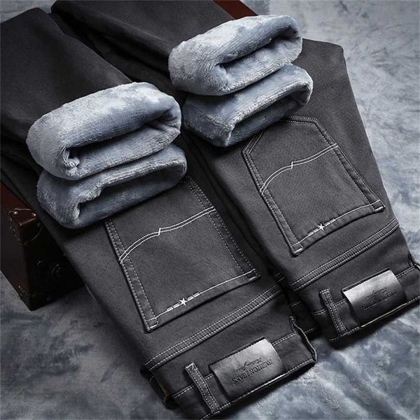 men's for cold slim fit stretch thick velvet pants warm casual fleece winter jeans men black elasticity grey jean 210318 l230726, Blue
men's for cold slim fit stretch thick velvet pants warm casual fleece winter jeans men black elasticity grey jean 210318 l230726, Blue