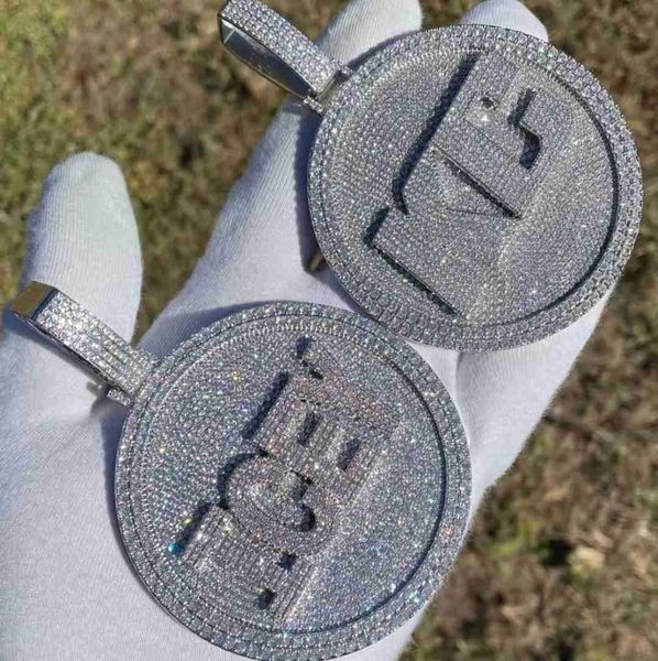 custom letter name hiphop iced out vvs moissanite pendant hip hop jewelry 925 sterling silver round pendant
custom letter name hiphop iced out vvs moissanite pendant hip hop jewelry 925 sterling silver round pendant