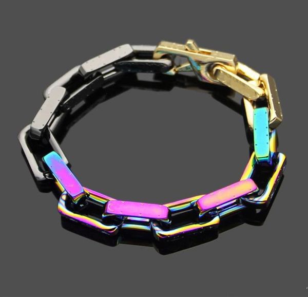 silver bracelet new arrive man and woman 316l titanium steel engrave colored bracelet 18k plated gold thick chain bracelets5359155, Black 
silver bracelet new arrive man and woman 316l titanium steel engrave colored bracelet 18k plated gold thick chain bracelets5359155, Black