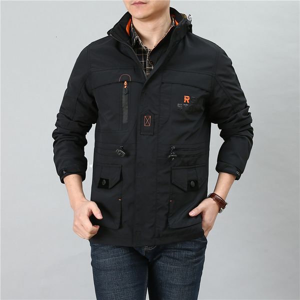 mens jackets men spring autumn outdoor sports fashion casual windproof breathable jacket coats detachable hat cargo outwear 230726, Black;brown
mens jackets men spring autumn outdoor sports fashion casual windproof breathable jacket coats detachable hat cargo outwear 230726, Black;brown