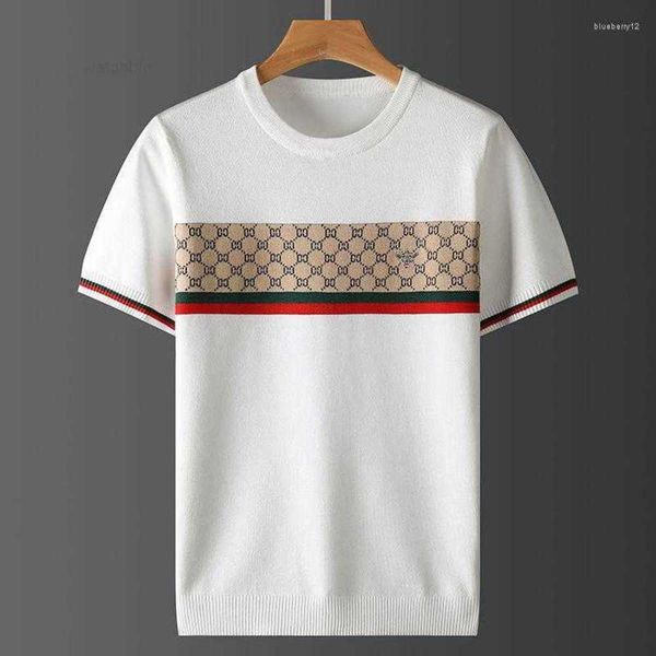 men's t shirts 2023 plus size autumn half sleeve sweater mens short t-shirt bee jacquard embroidery casual line large, White;black
men's t shirts 2023 plus size autumn half sleeve sweater mens short t-shirt bee jacquard embroidery casual line large, White;black