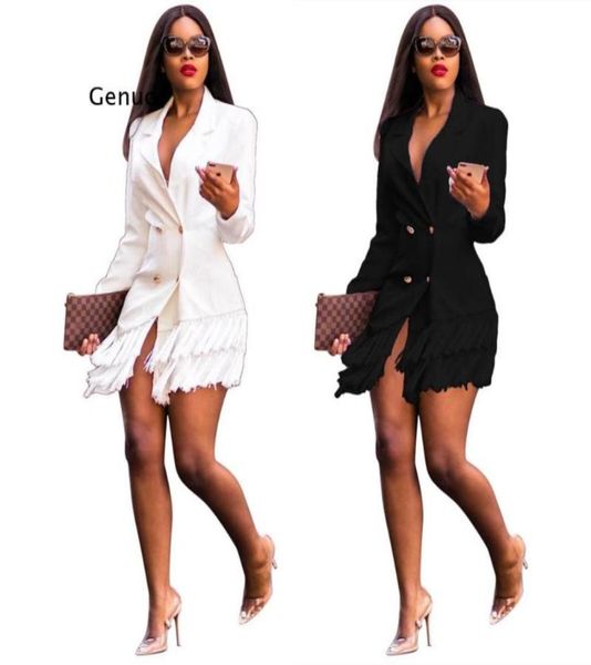 casual dresses double breasted tassel design long sleeve blazer dress notched lapel collar office lady elegant dresscasual6101602, Black;gray
casual dresses double breasted tassel design long sleeve blazer dress notched lapel collar office lady elegant dresscasual6101602, Black;gray