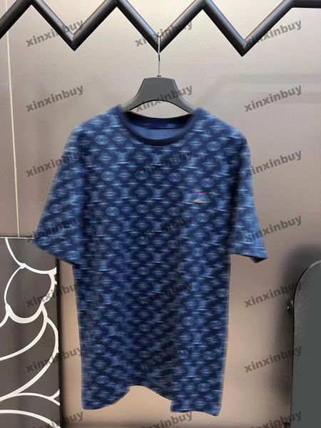 xinxinbuy men designer knitted tee t shirt 23ss paris color label letter embroidery short sleeve cotton women blue s-2xl, Black;brown
xinxinbuy men designer knitted tee t shirt 23ss paris color label letter embroidery short sleeve cotton women blue s-2xl, Black;brown