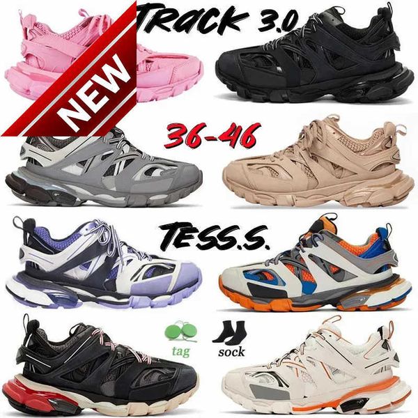 men's tracksuits casual shoes luxury designer brand track 3 3.0 men women pink white black sneakersgomma leather trainer nylon printed, Gray
men's tracksuits casual shoes luxury designer brand track 3 3.0 men women pink white black sneakersgomma leather trainer nylon printed, Gray