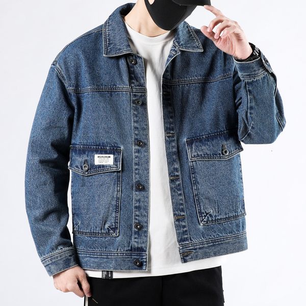 mens jackets spring and autumn highend denim jacket trend casual versatile jeans korean fashion workwear 230725, Black;brown
mens jackets spring and autumn highend denim jacket trend casual versatile jeans korean fashion workwear 230725, Black;brown