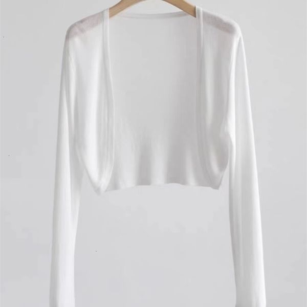 women's knits tees 2023 fashion thin coat knitted sunscreen cardigan ladie's short small shawl blouse 230725, White
women's knits tees 2023 fashion thin coat knitted sunscreen cardigan ladie's short small shawl blouse 230725, White