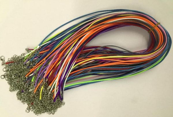 100pcs 1618 inch mixed color adjustable 15mm korea waxed cotton necklace cords with lobster clasp and extension chain3975944, Silver
100pcs 1618 inch mixed color adjustable 15mm korea waxed cotton necklace cords with lobster clasp and extension chain3975944, Silver