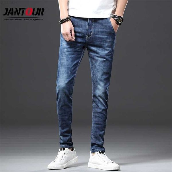 jantour brand men's slim fit elastic fashion business classic style skinny jeans denim pants trousers male 210318 l230726, Blue
jantour brand men's slim fit elastic fashion business classic style skinny jeans denim pants trousers male 210318 l230726, Blue