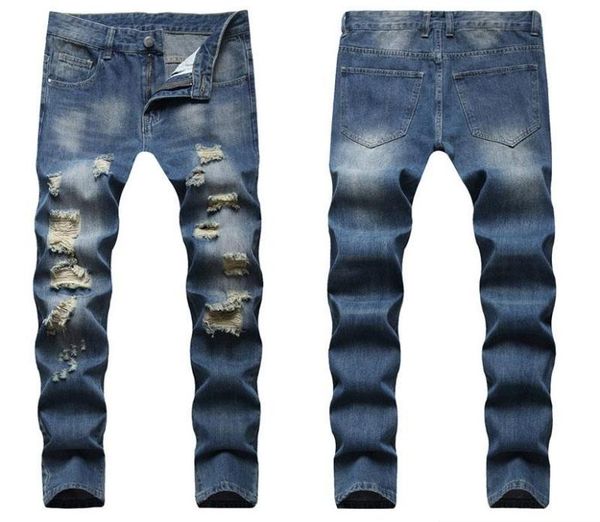 men ripped slim fit jeans hole destroyed skinny straight leg washed frayed motocycle denim pants stretch biker men039s distress9490401, Blue
men ripped slim fit jeans hole destroyed skinny straight leg washed frayed motocycle denim pants stretch biker men039s distress9490401, Blue